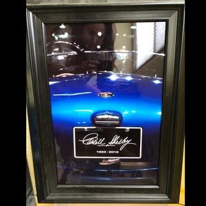 Carroll Shelby Artwork - Metal Printed Photograph